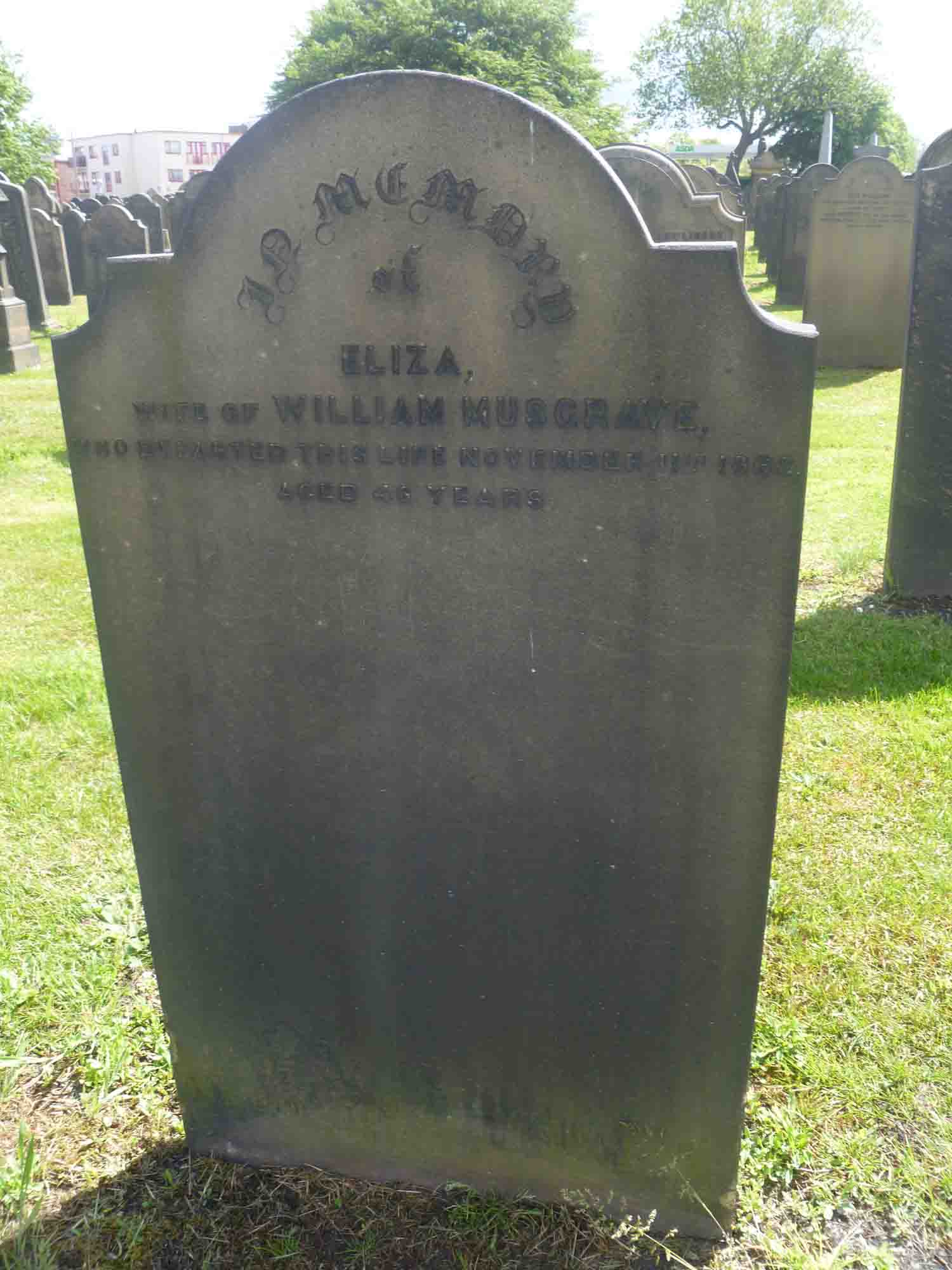 Musgrave, Eliza (H Left 665)